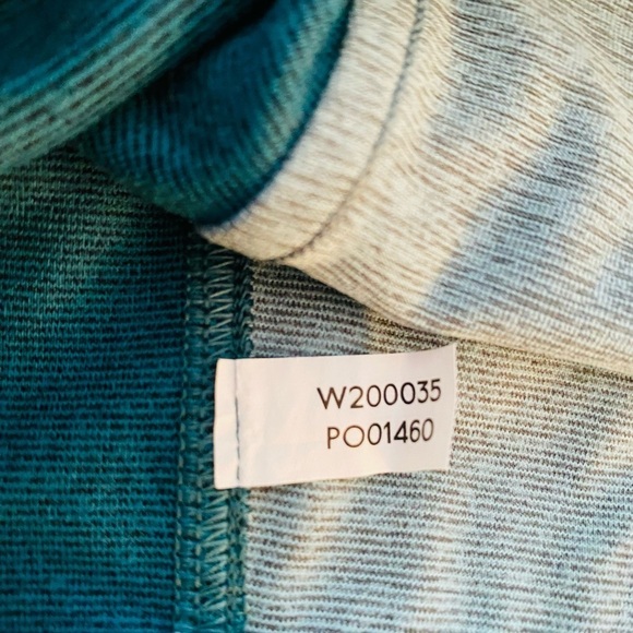 Outdoor Voices x Madewell Athena Sports Bra Size Medium Teal Warm Up Crop Top - Picture 6 of 6